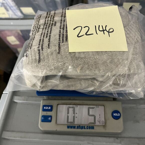 BP Studio Womens Cashmere V-Neck Sweater Gray Long Short Sleeve Pullover S/M - Picture 11 of 11